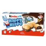 بیسکوییت با مغز کرم شکلاتی هپی هپیو کیندر 5 عددی | Kinder Happy Hippo