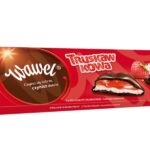 تابلت شکلاتی با مغز کرم توت فرنگی و ماست 300 گرمی واول