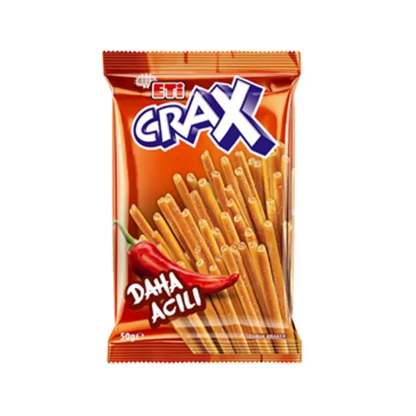 چوب شور میله ای فلفلی اتی کراکس 50 گرمی |Eti Crax