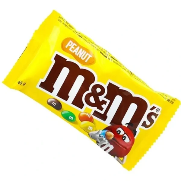 اسمارتیز شکلاتی با مغز بادام زمینی ام اند امز 45 گرمی | m&m's