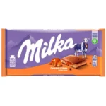شکلات تخته ای با طعم کرم کارامل میلکا 100 گرمی – Milka Crema Caramel