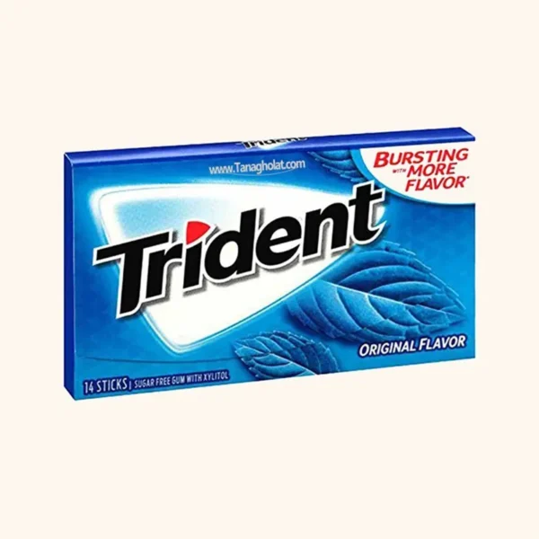 آدامس با طعم نعنا بدون قند تریدنت 14 عددی | Trident