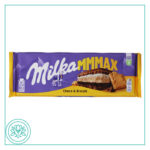 شکلات تخته‌ای بیسکوییت و کرم شکلاتی میلکا ۳۰۰ گرمی