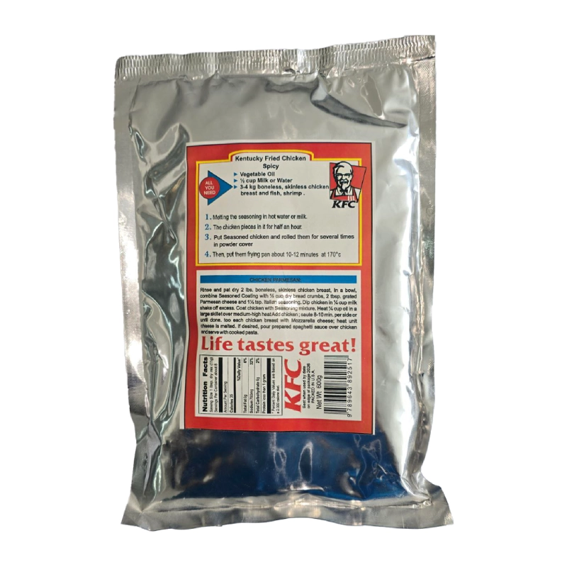 پودر سوخاری تند کی اف سی 600 گرمی پودر سوخاری تند کی اف سی 600 گرمی