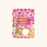 پاستیل ببتو میوه ای مدل بستنی ریز - 80 گرمی