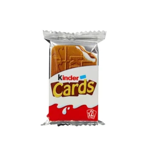 بیسکوییت با مغز شکلات کیندر کاردز کوچک 25.6 گرم | Kinder Cards