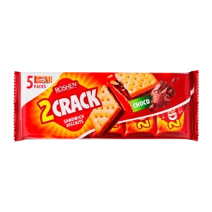 بیسکوییت 2 کراک شکلاتی روشن 5 عددی