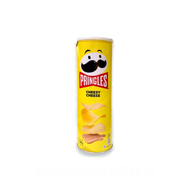 چیپس-پرینگلز-چیزِی-چیز-Pringles-Cheesy-Cheese-با-طعم-پنیر-۱۶۵-گرم چیپس با طعم پنیری پرینگلز 165 گرمی