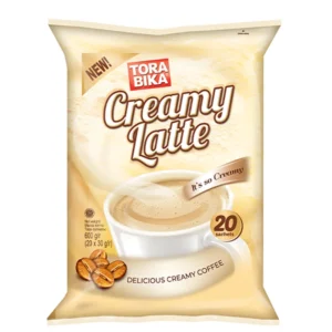 کافی میکس کرم لاته خامه‌ای تورابیکا 20 عددی | Tora Bika Creamy Latte