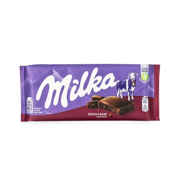 شکلات اکسترا کاکائو میلکا 100 گرم | Milka Extra Cacao