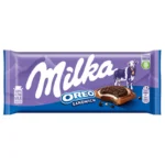 شکلات تخته ای با بیسکوییت‌های ساندویچی اورئو میلکا 100 گرمی | Milka Oreo Sandwich