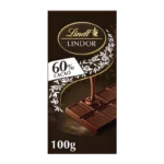 شکلات تلخ 60 % لیندور 100 گرمی