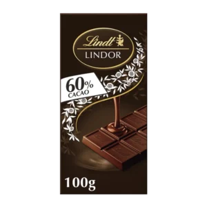 شکلات تلخ 60 % لیندور 100 گرمی