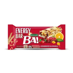 انرژی بار پرتقال و کرنبری باکالند لهستانی 40 گرمی | BAKALLAND BA ENERGY