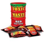 آبنبات خیلی ترش قرمز آمریکایی Toxic Waste‎