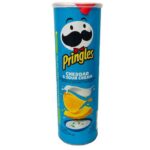 چیپس پرینگلز 158 گرمی با طعم چدار و خامه ترش