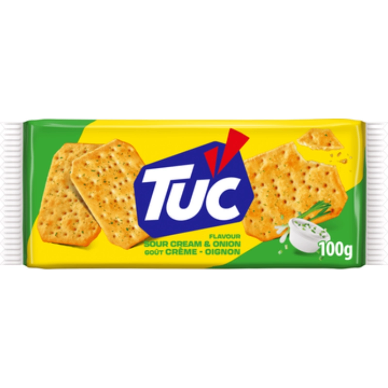 بیسکویت با طعم خامه ترش و پیاز توک بیسکویت با طعم خامه ترش و پیاز توک ۱۰۰ گرمی