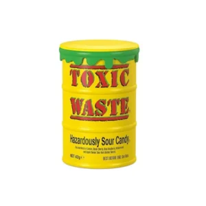 آبنبات قوطی ترش زرد تاکسیک ویست آمریکایی 42 گرمی | Toxic waste
