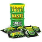آبنبات خیلی ترش سبز آمریکایی Toxic Waste‎