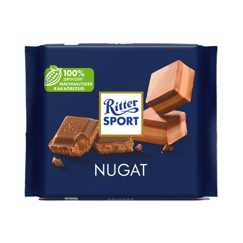 ritter nugat شکلات تختهای نوقا ریتر اسپرت ۱۰۰ گرمی
