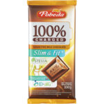 شکلات تخته ای شیر شکلاتی بدون شکر Slim & Fit پوبدا