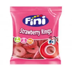 خرید و قیمت پاستیل فینی 90 گرمی مدل strawberry rings