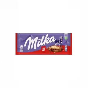 خرید و قیمت شکلات شیری milka میلکا مدل بیسکویتی lu