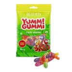 خرید و قیمت پاستیل کرمی ترش fizzy worms برند روشن 70 گرمی