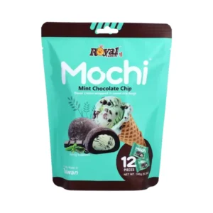 موچی با طعم تکه های شکلات و نعناع رویال فمیلی 12 عددی | Royal Family Mint Chocolate Chip