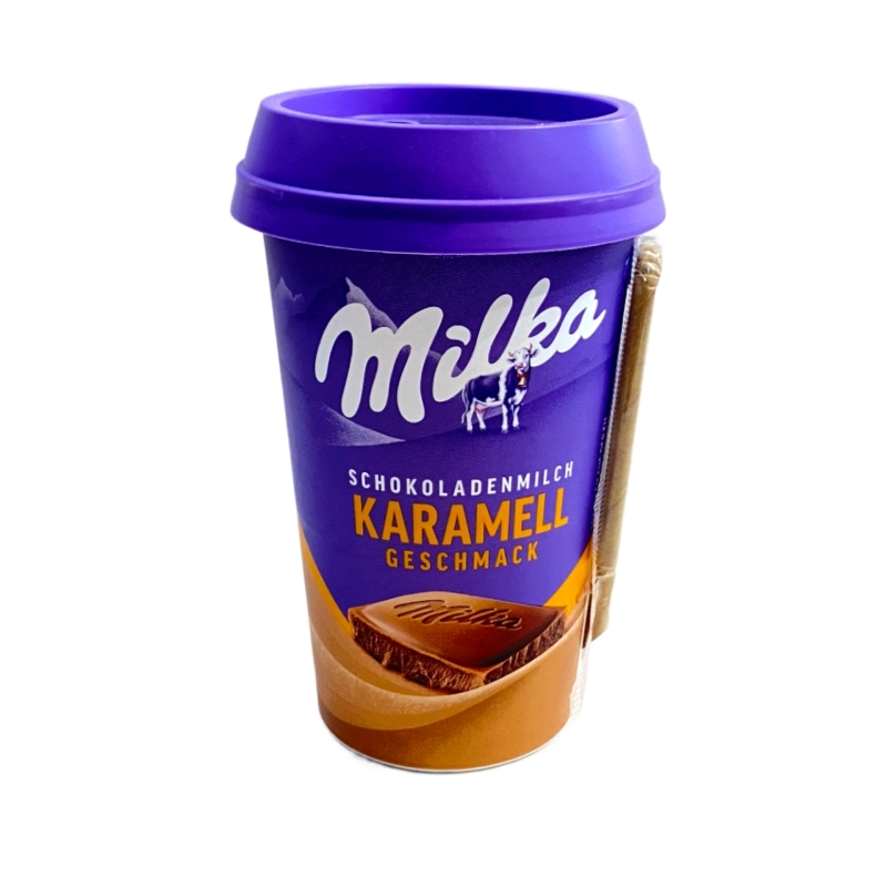 شیر شکلاتی با طعم کارامل میلکا 220میلی_لیتری شیر شکلاتی با طعم کارامل میلکا