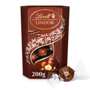 شکلات کادویی با مغز فندق کامل لیندور ۲۰۰ گرمی