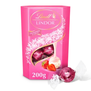شکلات ترافل کادویی توت فرنگی لیندور لینت ۲۰۰ گرمی