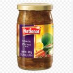 ترشی انبه ناسیونال شیشه‌ای پاکستانی ۳۲۰ گرمی | National