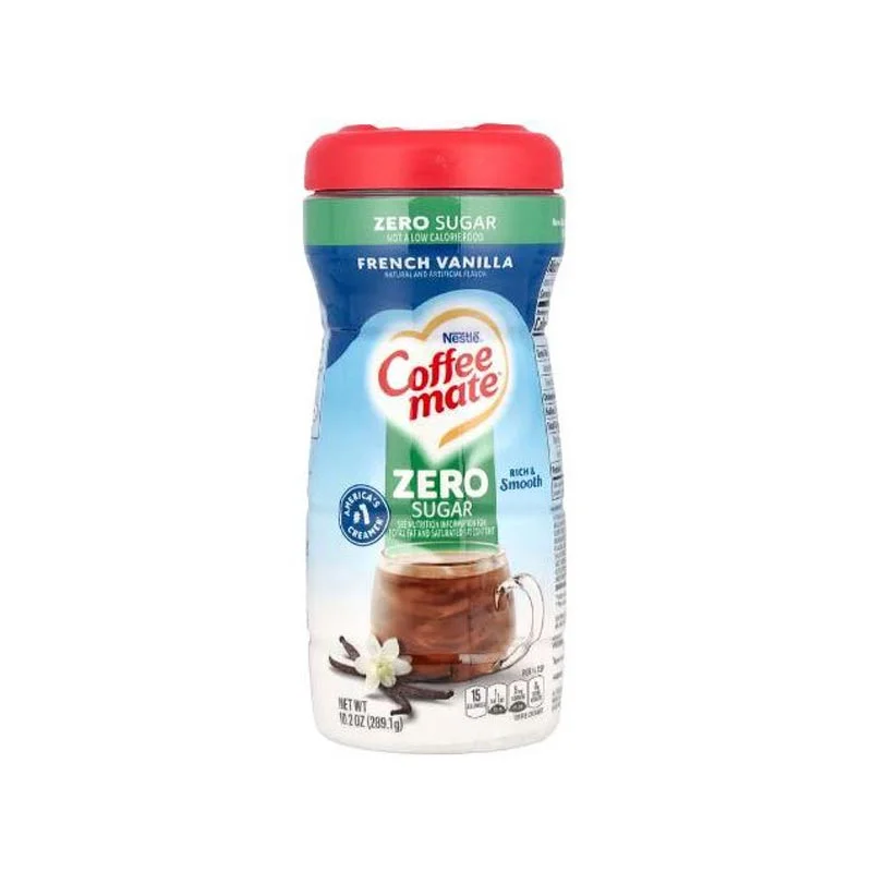 nestle-coffee-mate-vanilla کافی میت وانیلی بدون شکر برند نستله اصل آمریکا 289 گرمی
