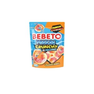 پاستیل خشک طعم هلو ببتو 35 گرمی | BEBETO FREEZE CRUNCHY PEACH RINGS
