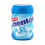 آدامس طعم نعناع یخی بدون شکر مغز دار منتوس 60 گرمی | mentos