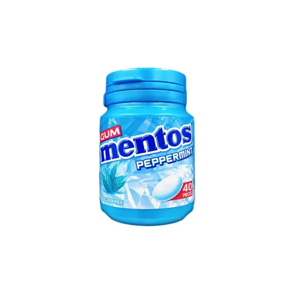 آدامس قوطی طعم اکالیپتوس بدون شکر منتوس 56 گرمی | mentos
