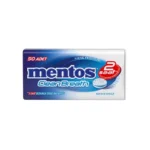 قرص خوش بو کننده دهان طعم نعنا قوطی فلزی بدون شکر منتوس 50 عددی | mentos