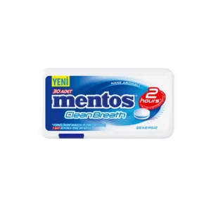 قرص خوش بو کننده دهان طعم نعنا بدون شکر منتوس 30 عددی | mentos