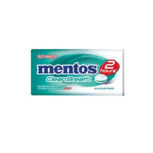 قرص خوش بو کننده دهان طعم نعنا یخی قوطی فلزی بدون شکر منتوس 50 عددی | mentos