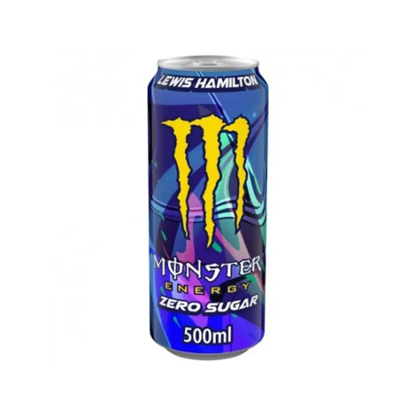 نوشیدنی انرژی زا بدون شکر لوییس همیلتون مانستر 500 میلی لیتر | Monster