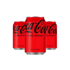 نوشابه قوطی زیرو بدون شکر کوکاکولا 330 میلی لیتر | coca cola zero sugar
