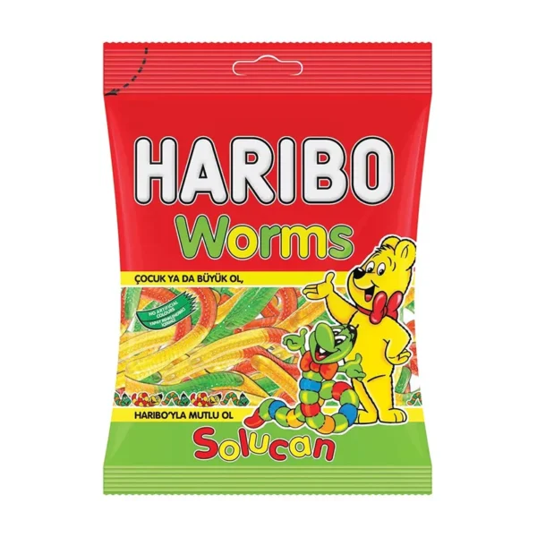 پاستیل مدل مار هاریبو 80 گرمی | Haribo worms