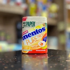 آدامس بدون شکر طعم استوایی منتوس 100 گرمی | mentos