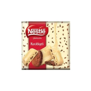 شکلات سفید با تیکه های کورابیه نستله 60 گرمی | Nestle