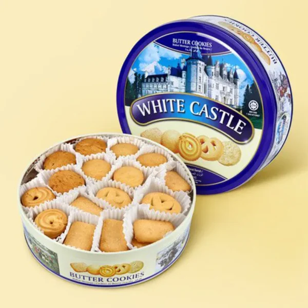 بیسکوییت قوطی وایت کستل 681 گرمی | White Castle