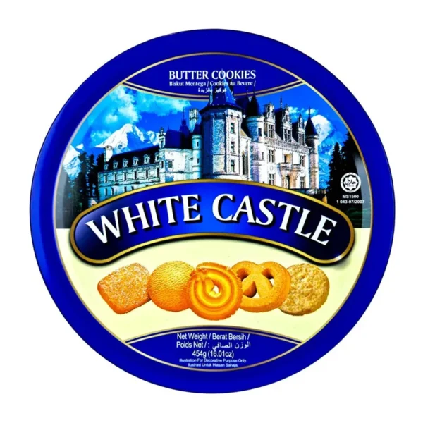 بیسکوییت قوطی وایت کستل 908 گرمی | White Castle