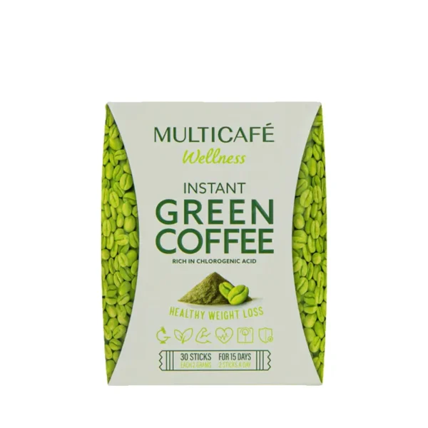 قهوه فوری سبز مولتی کافه ولنس 30 عددی | Multicafe Wellnes