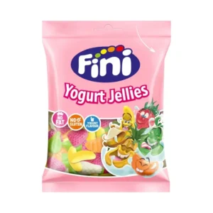 پاستیل با طعم ماست و میوه بدون گلوتن فینی 90 گرمی | Fini Yogurt Jellies