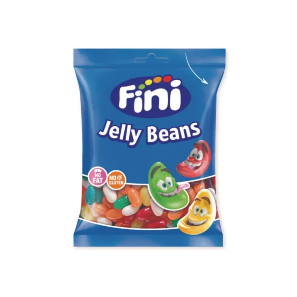 پاستیل مدل لوبیا بدون گلوتن فینی 90 گرمی | Fini Jelly Beans